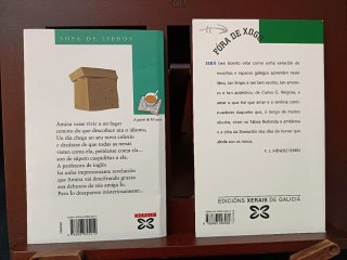 Lote 5 libros infantís en galego, de 10 a +12 años