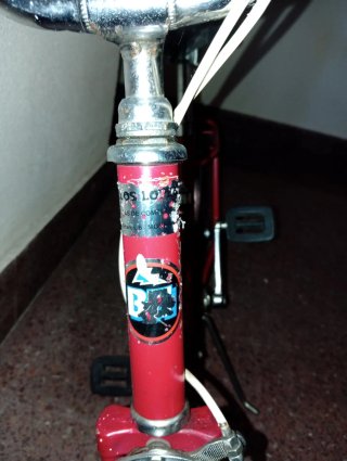 Bicicleta BH roja plegable
