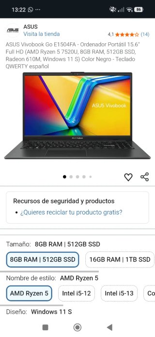 ASUS VivoBook 14 F1404ZA-NK301W