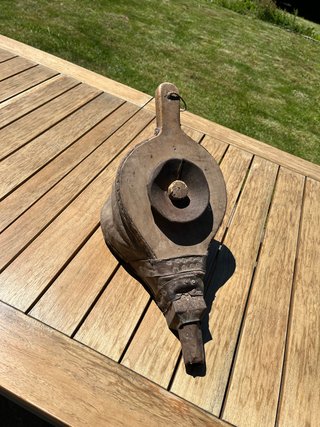 Bufador antiguo para chimenea