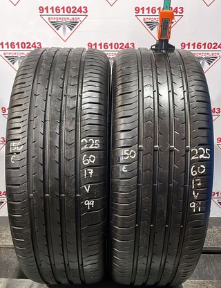 225 60 17 V CONTINENTAL RUEDA AL 90% VIDA UTIL