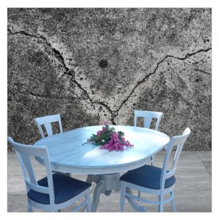 Set Tavolo Pranzo con 4 Sedie Bianche ritiro Roma