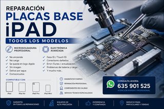 Reparamos Placas Base iPad ( todos los modelos)
