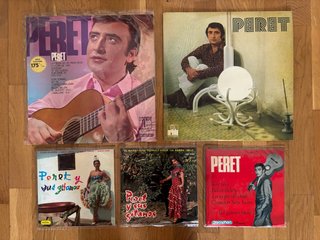 Lote 4 Vinilos Peret Flamenco Pop Rock