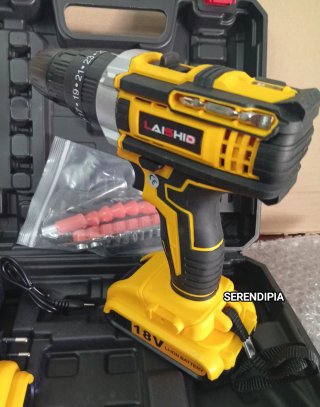 TALADRO INALÁMBRICO 2 BATERÍAS EN SU MALETÍN.