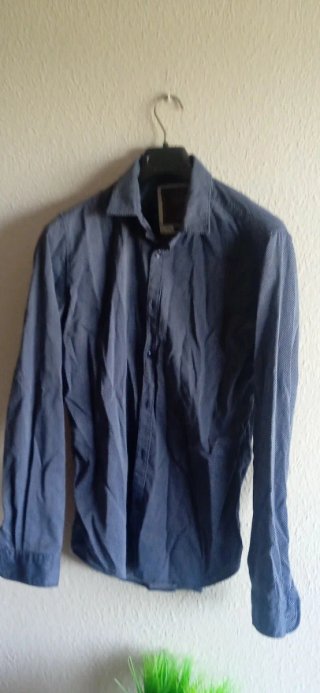 Camisa Springfield Azul y Blanca