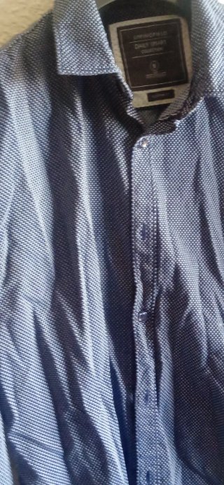 Camisa Springfield Azul y Blanca