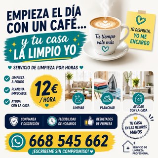LIMPIEZA POR HORAS