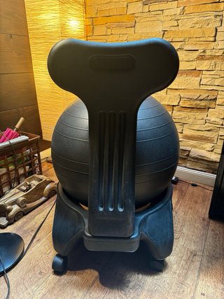 Silla de oficina ergonómica con pelota