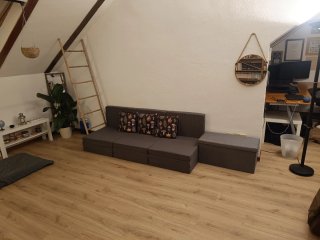 Colchón/Puff Plegable 190x65x8.5 5 unidades