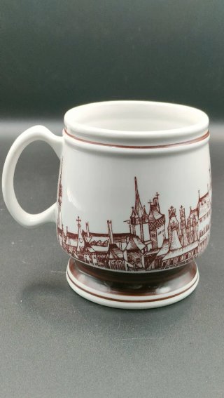 Taza Hollóháza Hungría Porcelana Fina