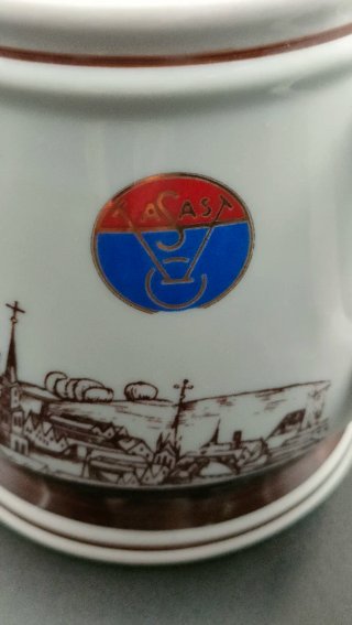 Taza Hollóháza Hungría Porcelana Fina