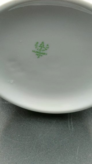 Taza Hollóháza Hungría Porcelana Fina