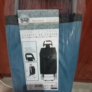 Carro de compra azul nuevo
