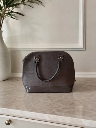 Borsa a mano grigia