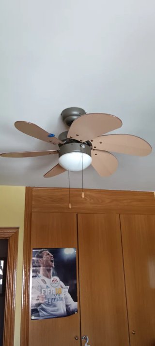 Ventilador de techo con luz