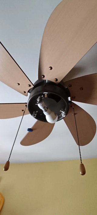 Ventilador de techo con luz
