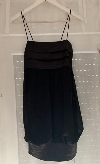 Vestido Globo Zara Negro