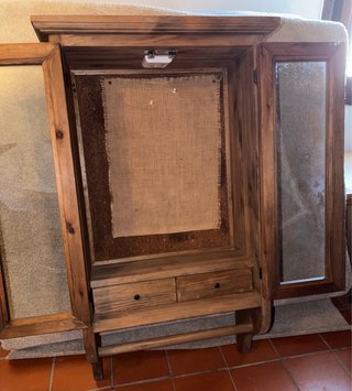 Armario joyero madera maciza