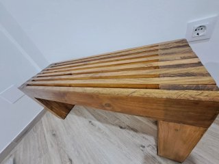 BANCO MADERA RECIBIDOR/ PIÉ DE CAMA/ VESTIDOR...