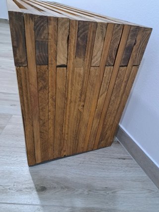 BANCO MACIZO MADERA  RECIBIDOR/ PIÉ DE CAMA