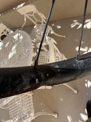 Rueda Trasera MTB Enduro 29 Llanta Dañada
