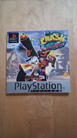 Crash Bandicoot 3 Warped PS1 Platinum
