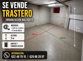 Trastero amplio en Las Piletas