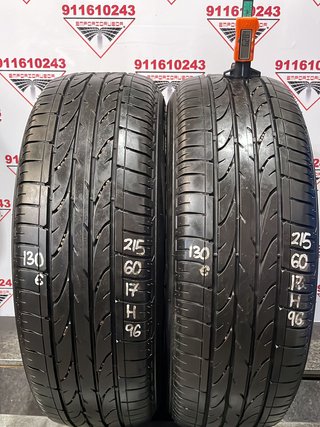 215 60 17 H BRIDGESTONE RUEDA AL 90% VIDA UTIL