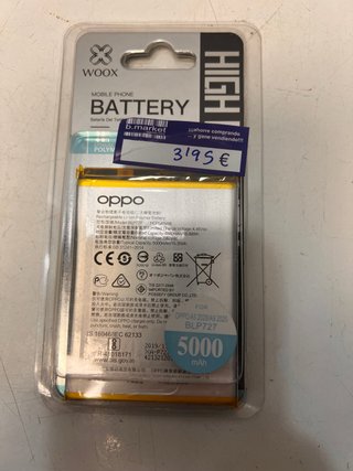 Batteria OPPO BLP727