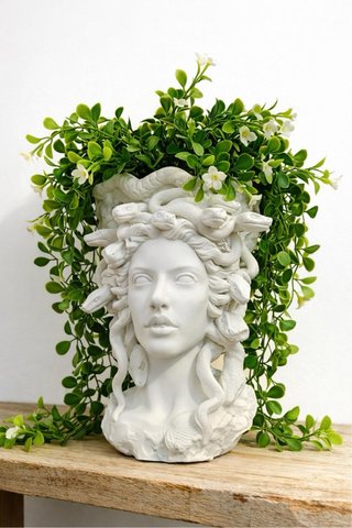 Jarrón Cabeza Medusa