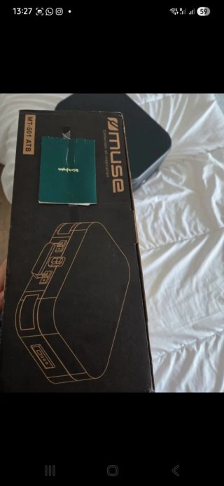 Tocadiscos Muse MT201wg Negro