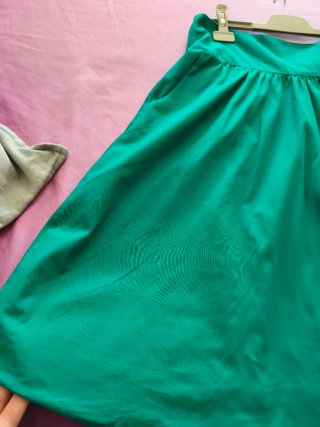 Falda Bimba y Lola verde azulado