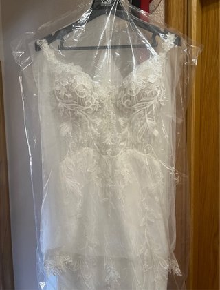 Vestido de Novia Blanco Encaje Sirena