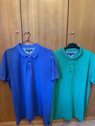 2 Polos Tommy Hilfiger Talla L