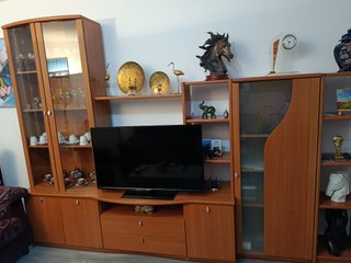 Mueble completo salón madera