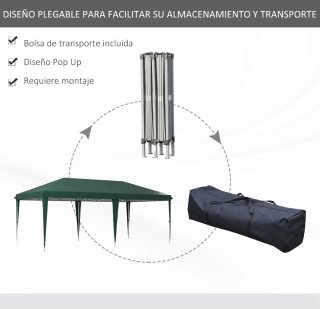 Carpa Plegable Verde