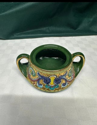 Vajilla italiana pintada a mano con oro Zecchio