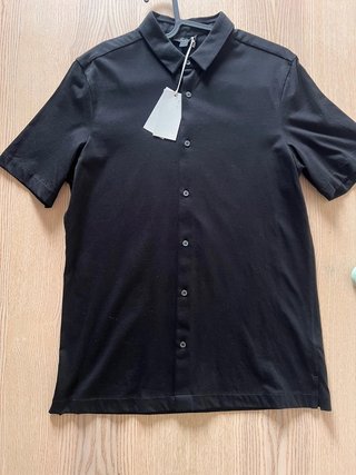 COS 100% Cotton Black Minimal Shirt NEW 49 €