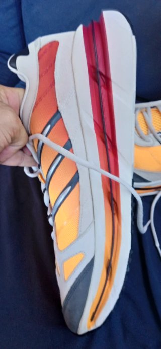 Zapatillas Adidas Adistar HRMY Gris Naranja