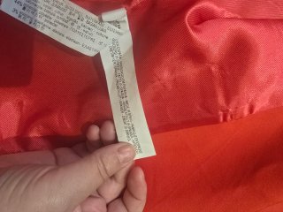 Chaqueta Zara Basic Roja Teja XL