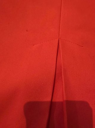 Chaqueta Zara Basic Roja Teja XL