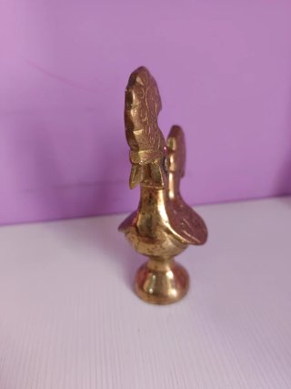 Figura Gallo Bronce Detallado