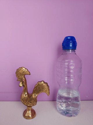 Figura Gallo Bronce Detallado