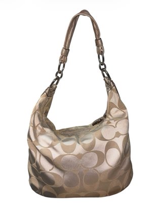 Bolso Coach Vintage Rosa y Beige