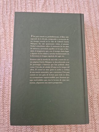 Pack 2 libros Vivir para contarla I y II (envios)
