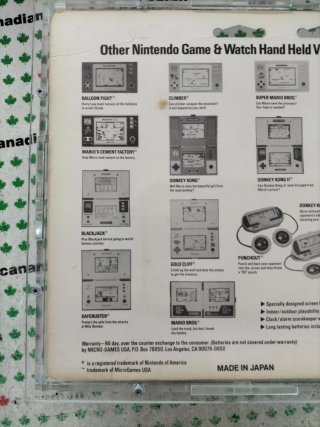 Nintendo Climber Game & Watch