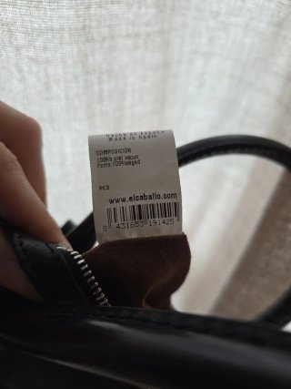 Bolso negro de piel vintage classic,  y2k