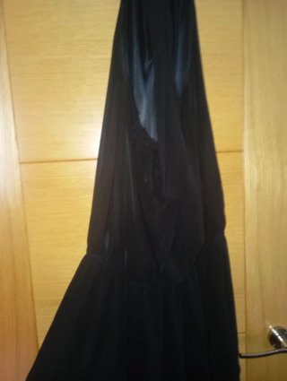 Vestido fiesta negro largo