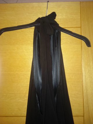 Vestido fiesta negro largo